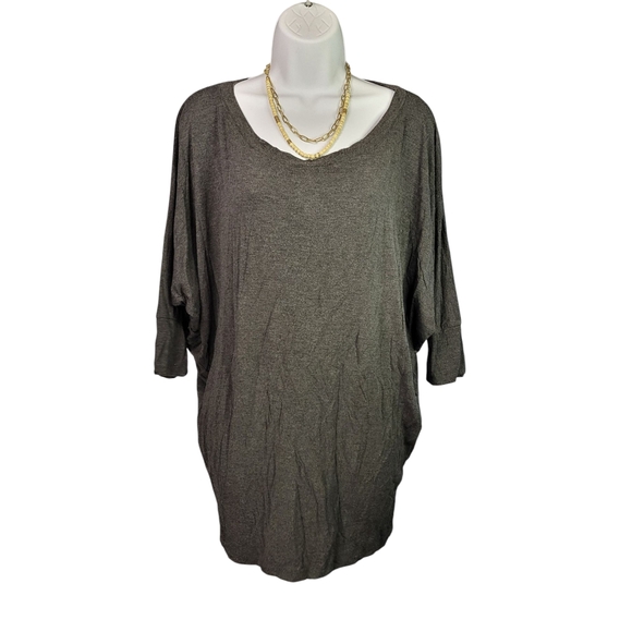 Tosca Dolman Gray Women's Top L - Picture 4 of 4